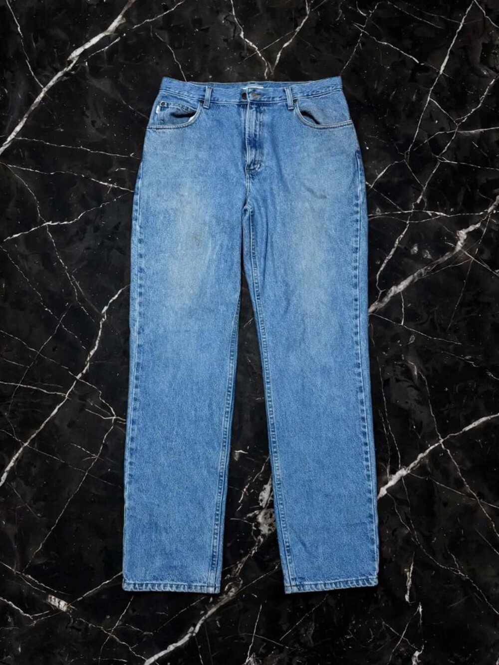 L.L.Bean Men's Classic Fit Blue Jeans 35x32